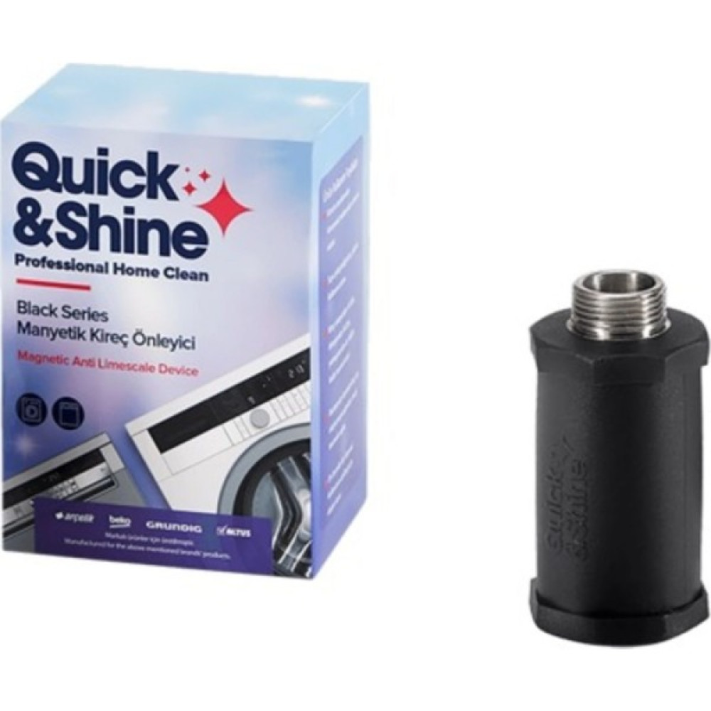 Quick&Shine Black Series Manyetik Kireç Önleyici - 150 ml Çamaşır Makinesi Ürünleri Fiyatı