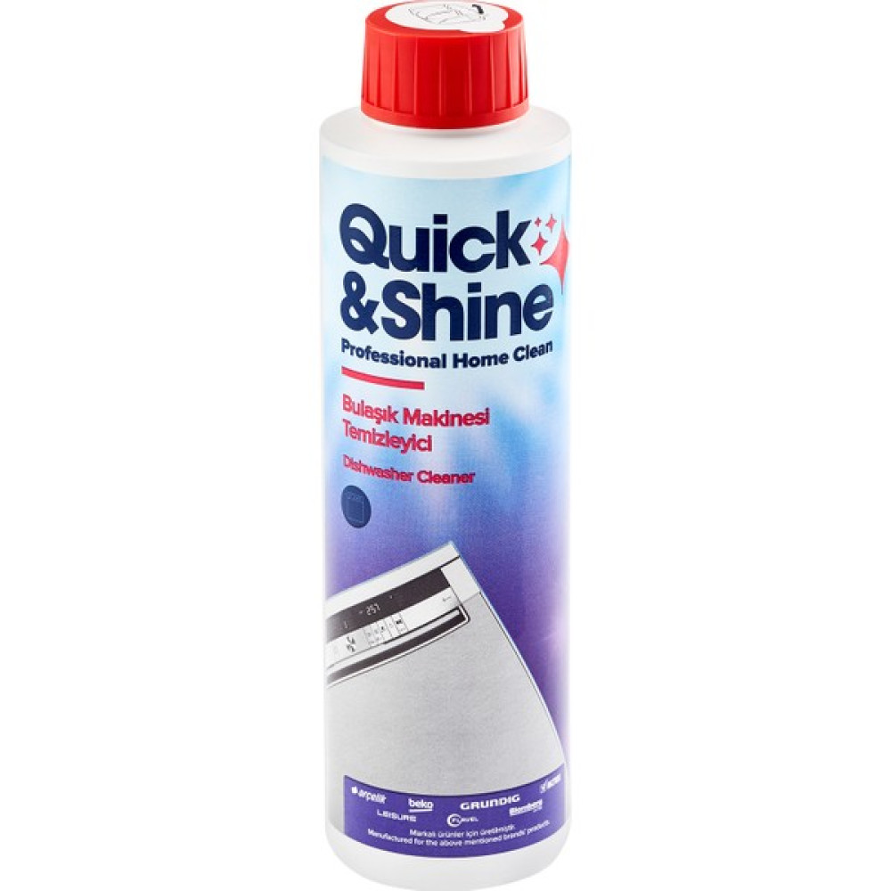 Quick&Shine Bulaşık Makinesi Temizleyici 200 ml Temizlik Malzemeleri Fiyatı
