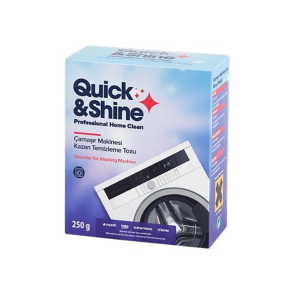 Quick&Shine Çamaşır Makinesi Kazan Temizleme Tozu 1 Adet Çamaşır Yıkama Fiyatı