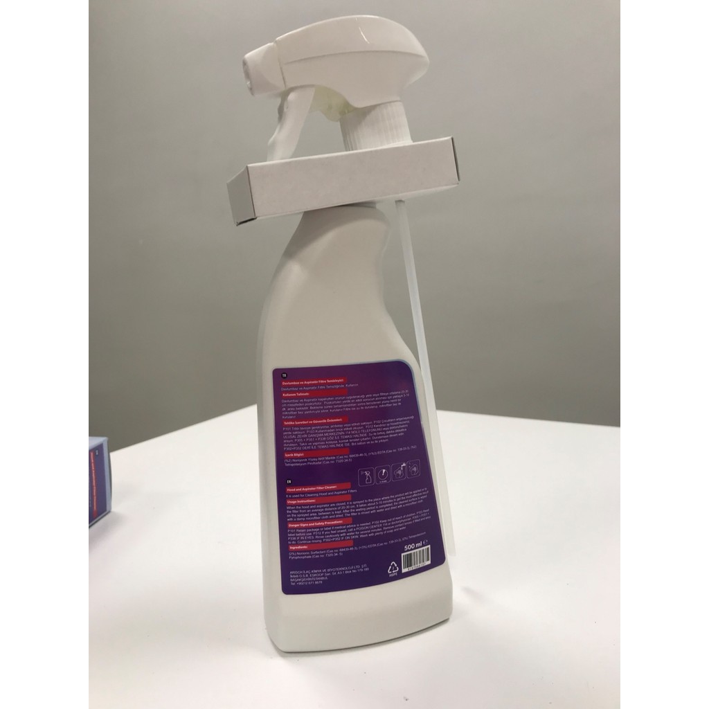 Quick&Shine Davlumbaz ve Aspiratör Filtre Temizleyici 500 ml Davlumbazlar Fiyatı