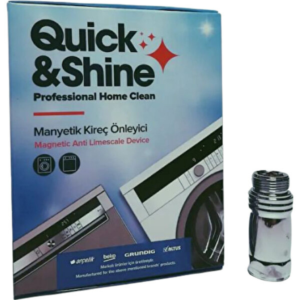 Quick&Shine Manyetik Kireç Önleyici - 4 Yıkama Çamaşır Makinesi Ürünleri Fiyatı