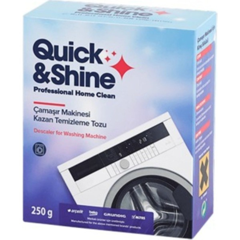 Quick&Shine Shine Çamaşır Makinesi Kazan Temizleme Tozu Temizlik Malzemeleri Fiyatı