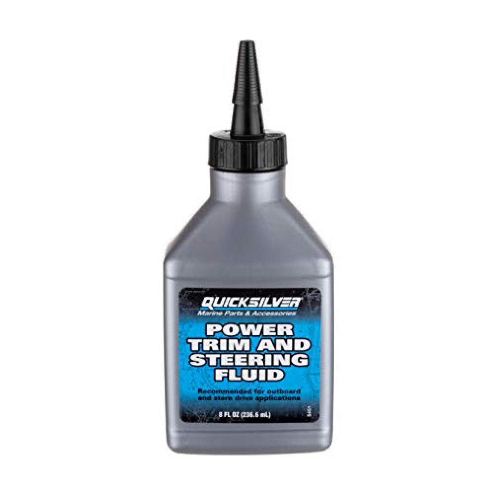 Quicksilver 858074Q01 Power Trim and Steering Fluid - 8 Oz. Bottle