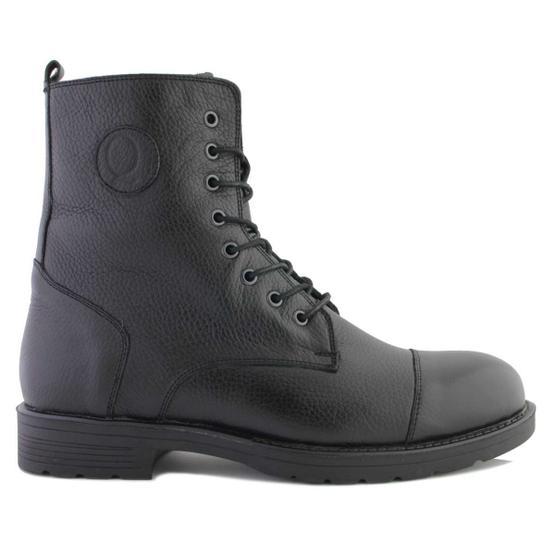 Quicksteps MM1888-01 Siyah Deri Erkek Bot