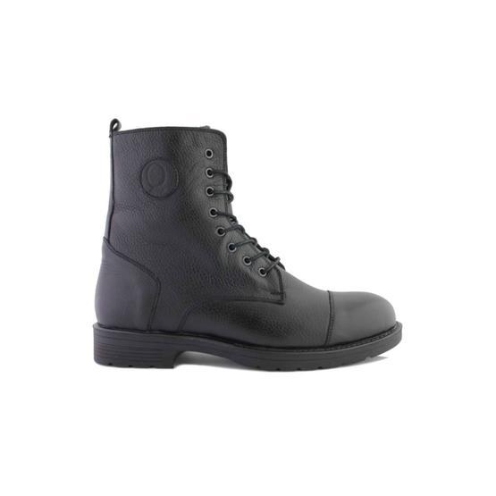 Quicksteps MM1888-01 Siyah Deri Erkek Bot