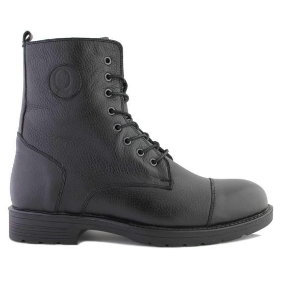 Quicksteps MM1888-01 Siyah Deri Erkek Bot
