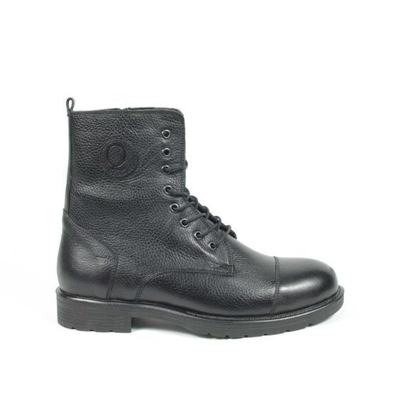 Quicksteps MM1888-01 Siyah Deri Erkek Bot