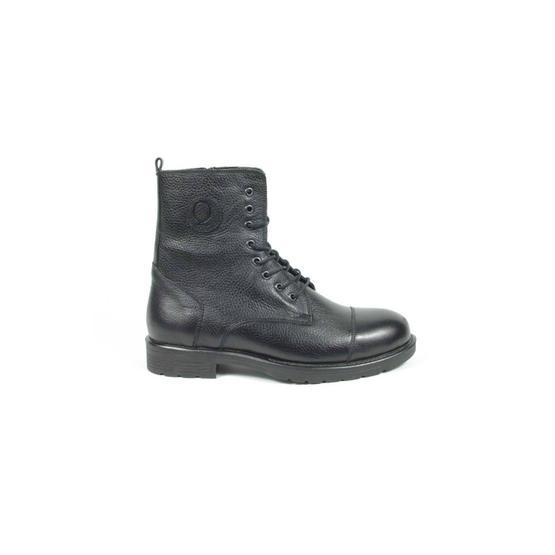 Quicksteps MM1888-01 Siyah Deri Erkek Bot