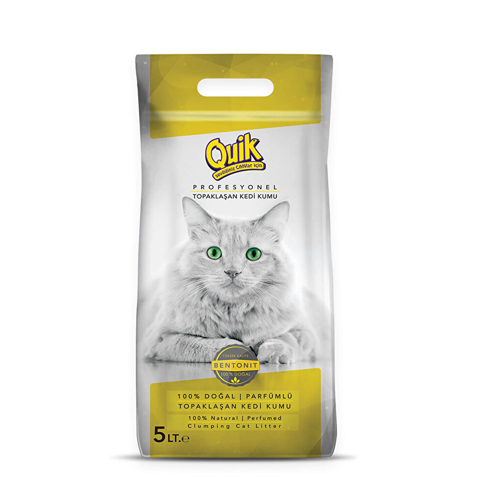 Quik Bentonit Parfümlü Kedi Kumu 5 Lt Evcil Hayvan Ürünleri Fiyatı