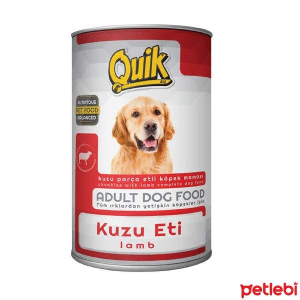 Quik Kuzu Etli Yetişkin Köpek Konservesi 415gr Evcil Hayvan Ürünleri Fiyatı