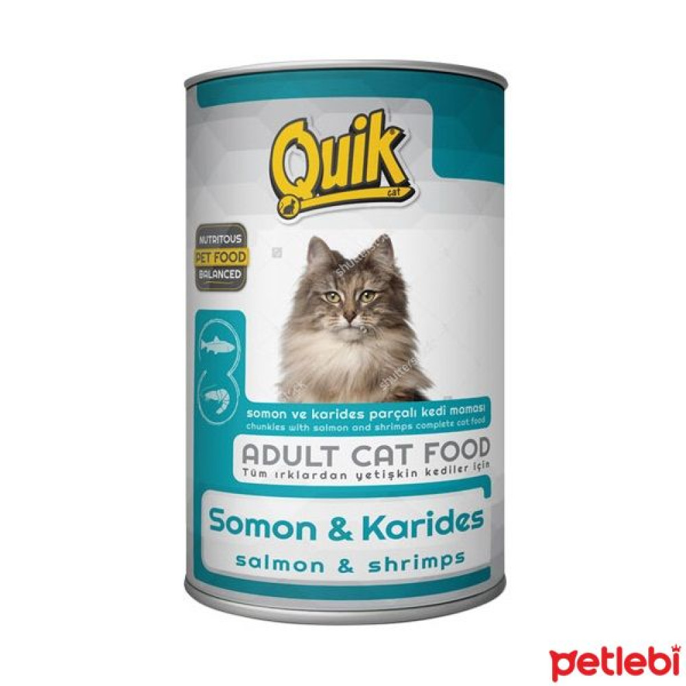Quik Somonlu Karidesli Yetişkin Kedi Konservesi 415gr Evcil Hayvan Ürünleri Fiyatı