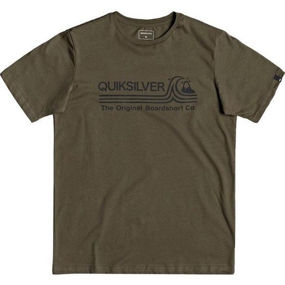 Quiksilver EQBZT04144-GZH0 Haki Stone Cold Çocuk T-Shirt
