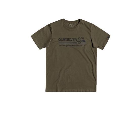 Quiksilver EQBZT04144-GZH0 Haki Stone Cold Çocuk T-Shirt