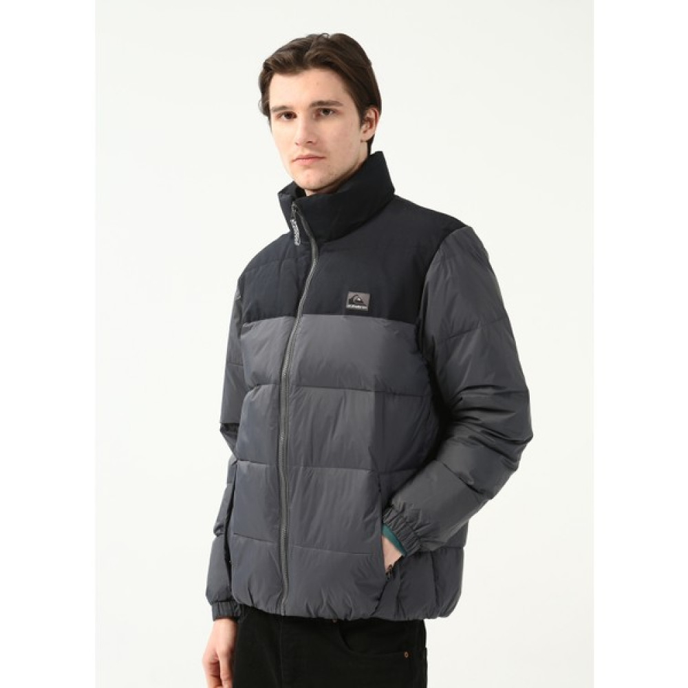 Quiksilver Gri Erkek Klasik Yaka Düz Ceket EQYJK03899 Wolf Shoulder Ls Mont (Outdoor) Fiyatı