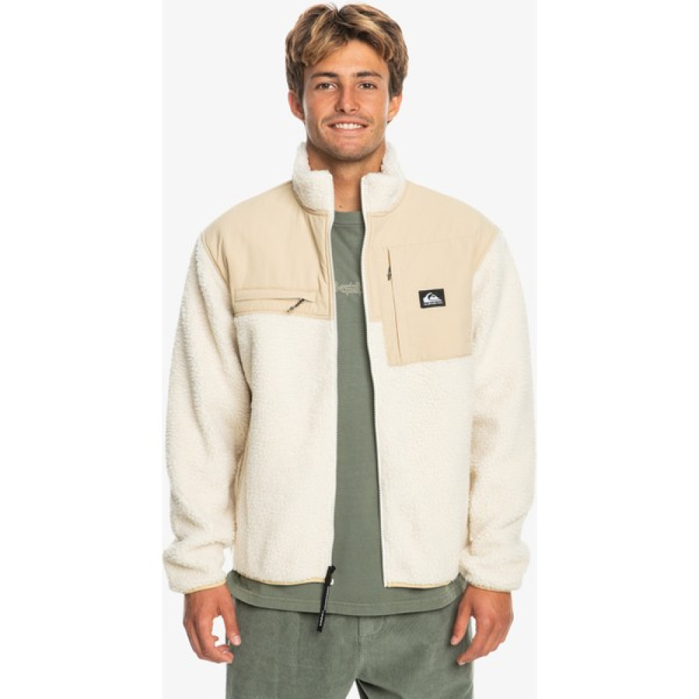 Quiksilver Krem Erkek Dik Yaka Polar Sweatshırt EQYFT04854 Shallow Water Fz T-Shirt & Sweatshirt (Outdoor) Fiyatı