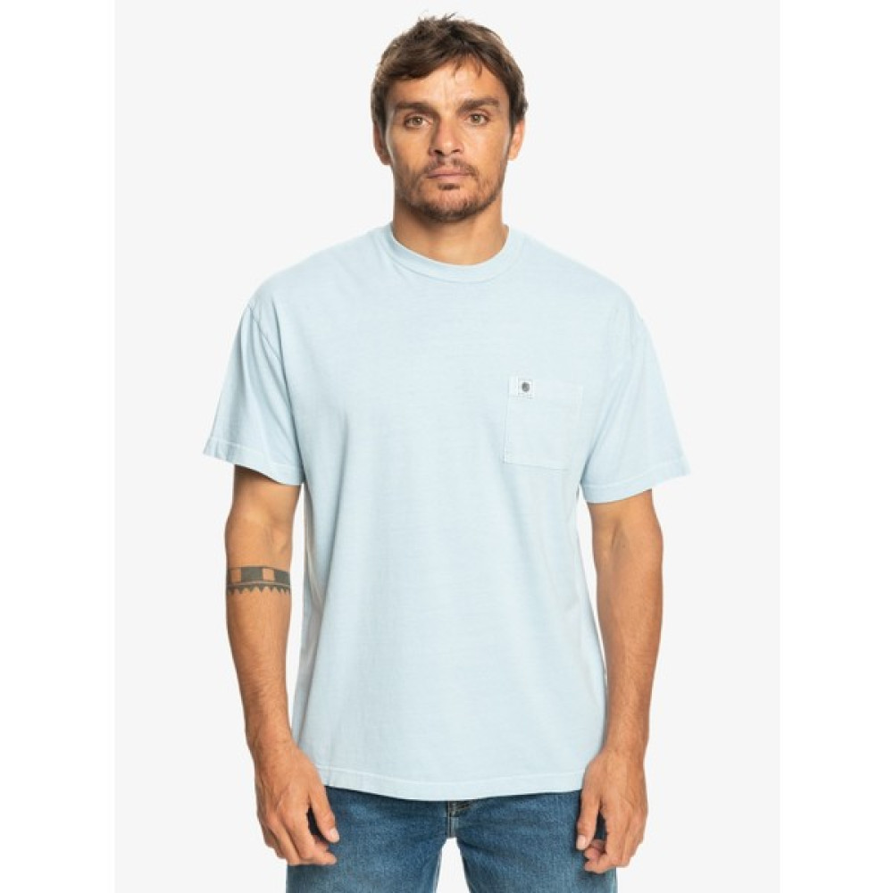 Quiksilver Natural Dye Erkek Mavi Bisiklet Yaka Tişört T-Shirt & Sweatshirt (Outdoor) Fiyatı