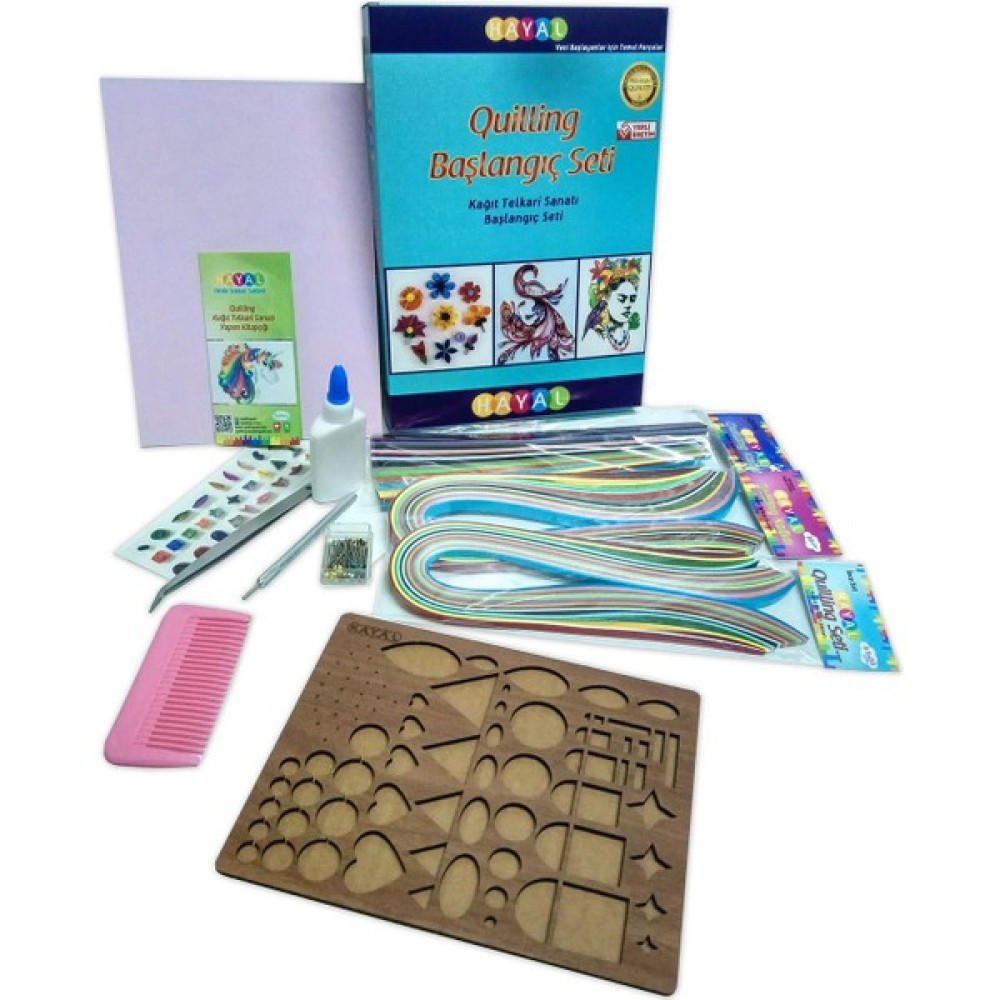 Quilling Başlangıç Seti - Set No:2 Yardımcı Malzeme Fiyatı