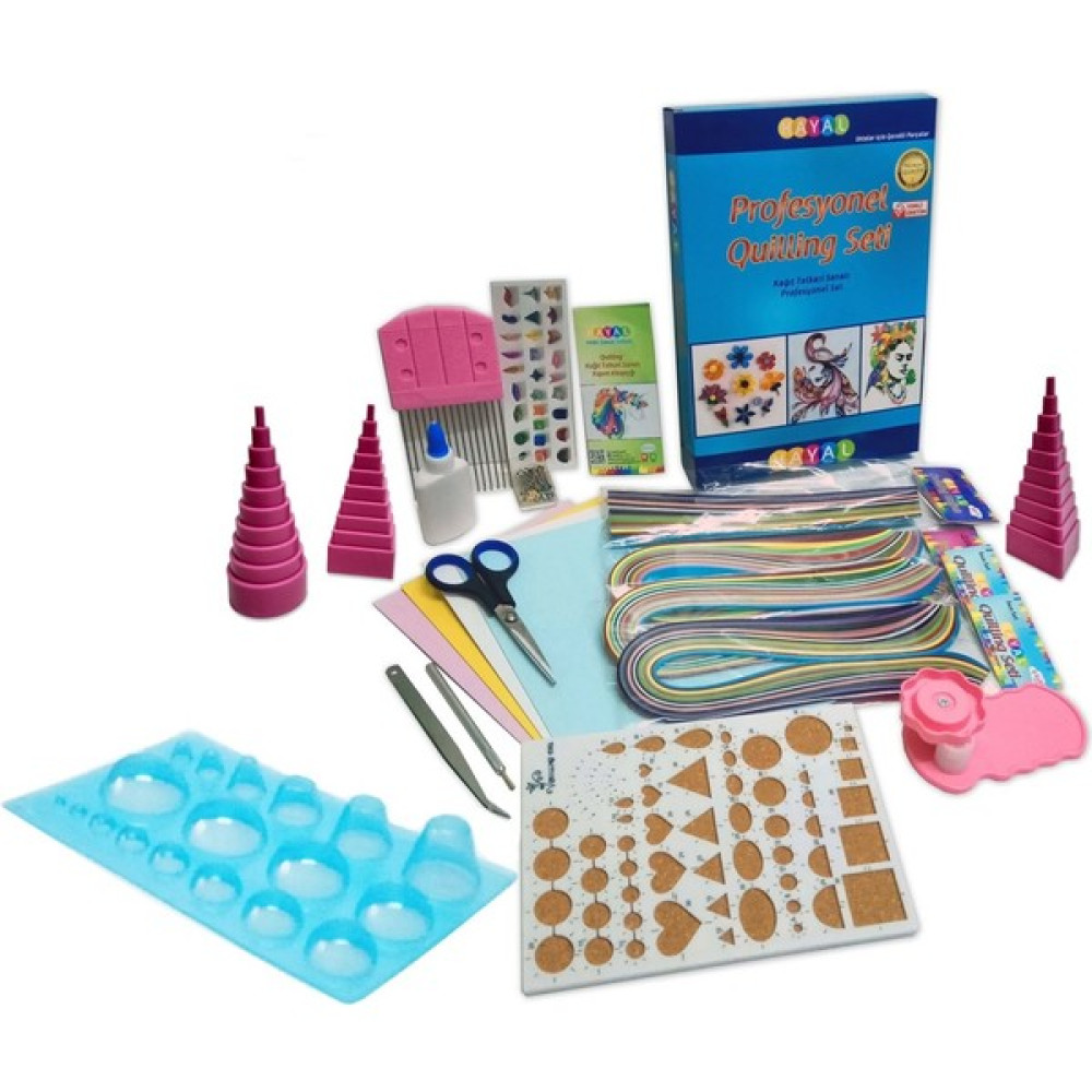 Quilling Sanatı Profesyonel Quilling Seti - Set No:4 Yardımcı Malzeme Fiyatı