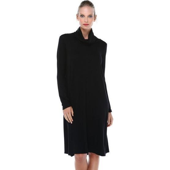 Quincey EB2636 Lacivert Bej Verev Etekli Elbise