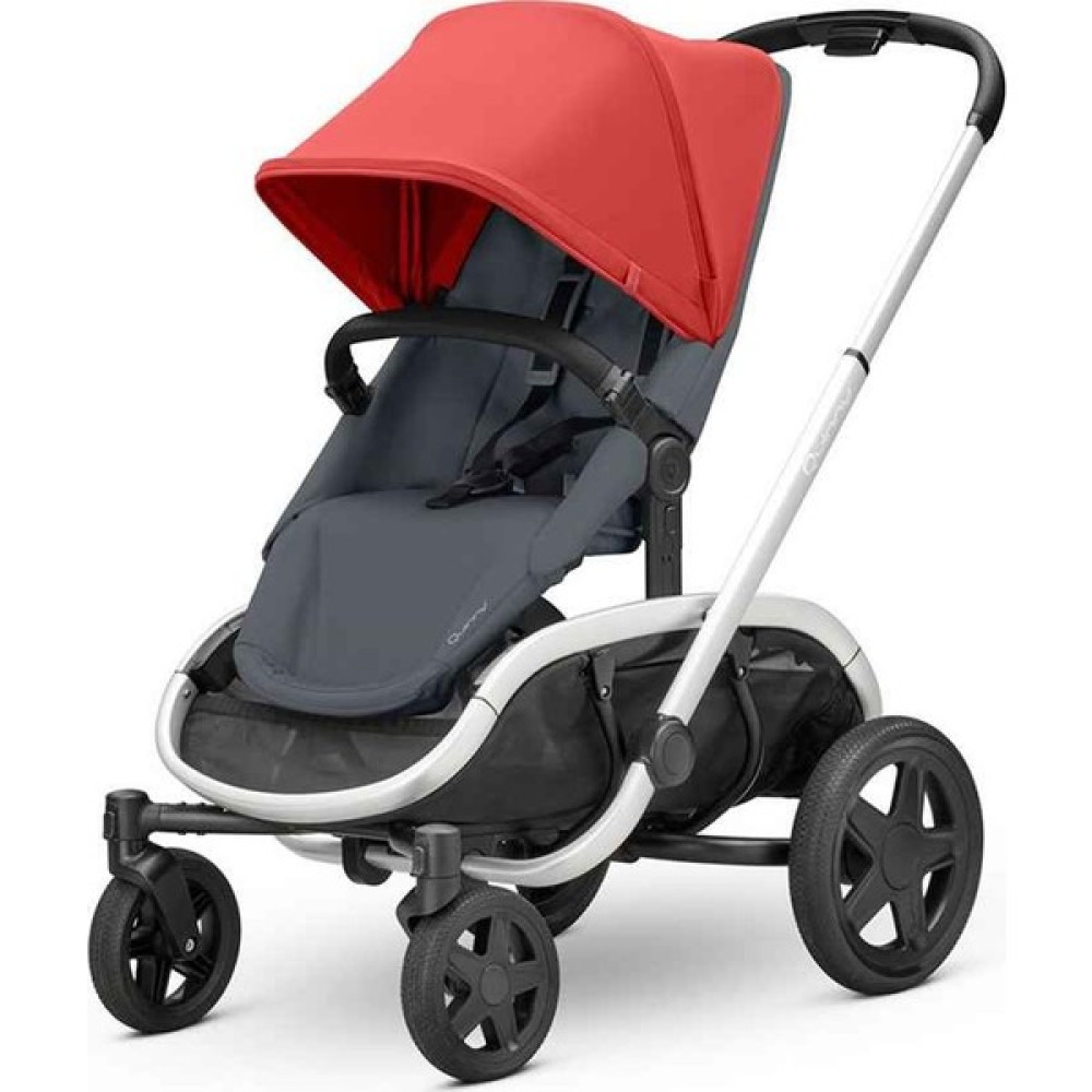 Quinny Hubb Bebek Arabası / Red on Graphite - Kırmızı Bebek Arabası-Puset Aksesuarları Fiyatı