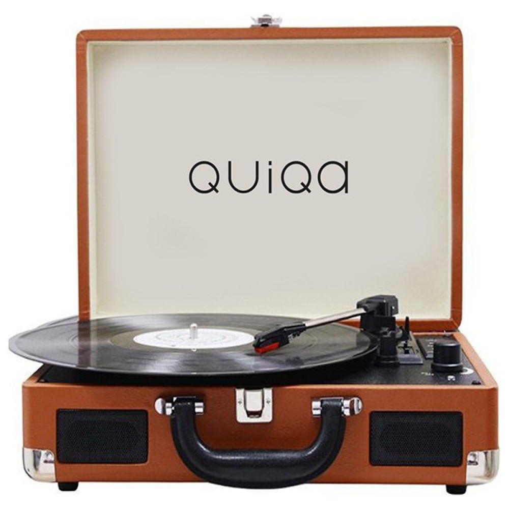 Quiqa T316BR Retro Çanta Pikap - Bluetooth ve Dahili Şarj Özellikli Pikap & Aksesuarları Fiyatı