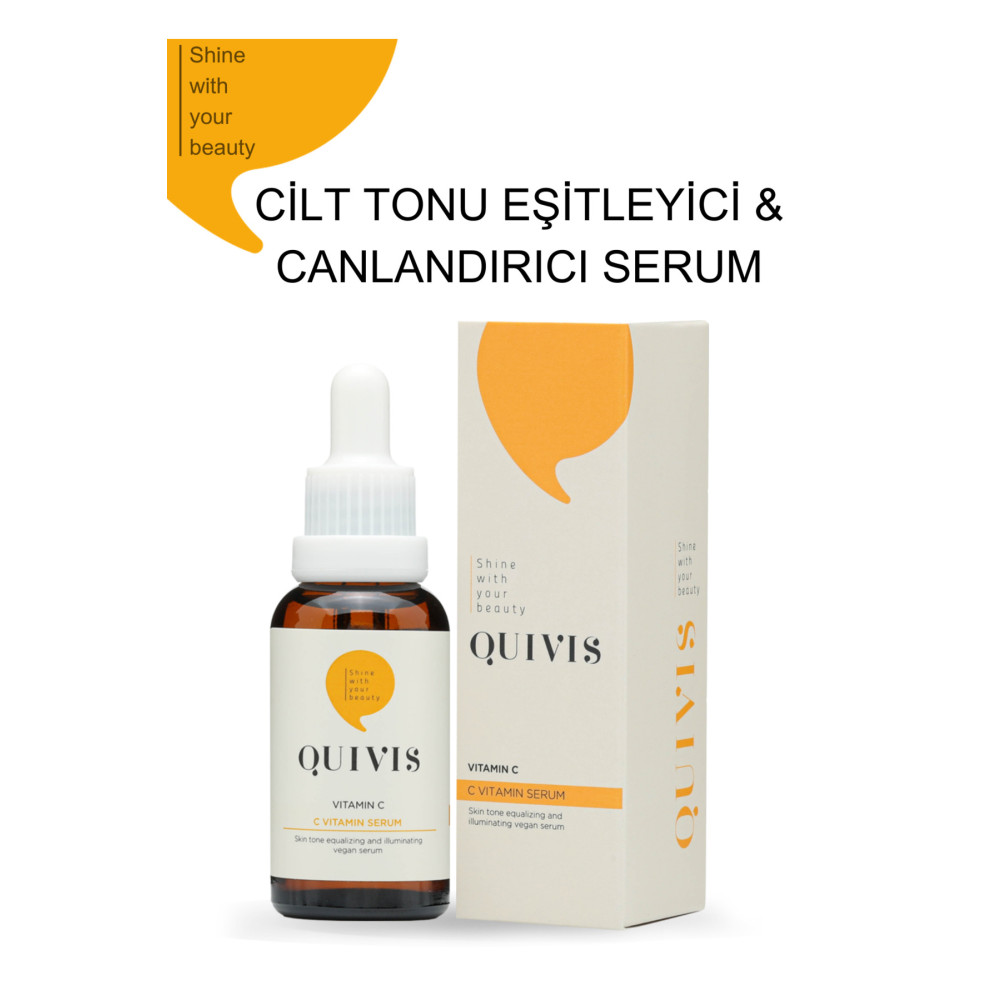 Quivis Cilt Tonu Eşitleyici ve Gözenek Sıkılaştırıcı C Vitamini Serum 30 ML Cilt ve Yüz Bakımı Fiyatı