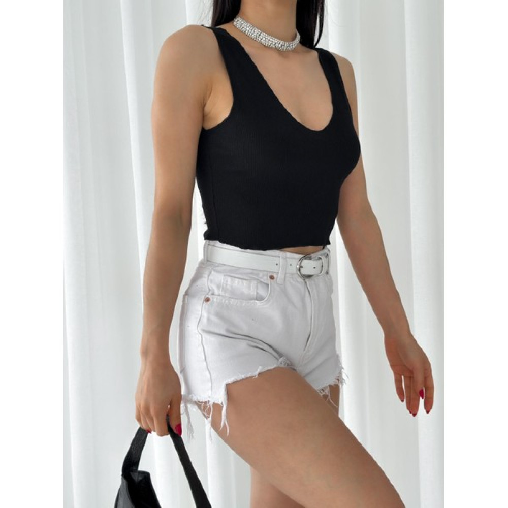 Qukla Askılı Fırfırlı Kadın Crop Bluz Bluz Fiyatı