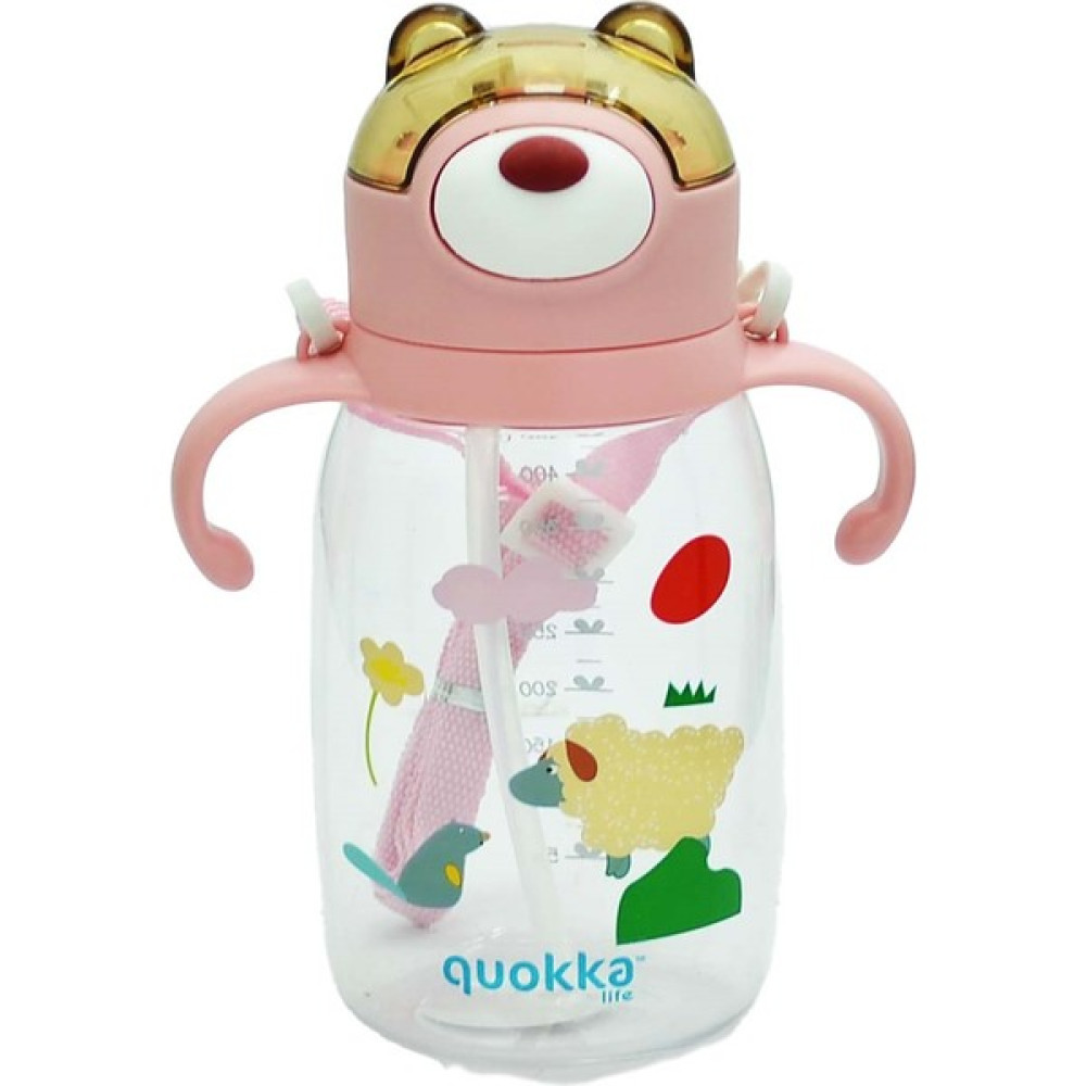 Quokka Pipetli 550ML Askılı Tritan Matara Pembe Oto Boyaları Fiyatı