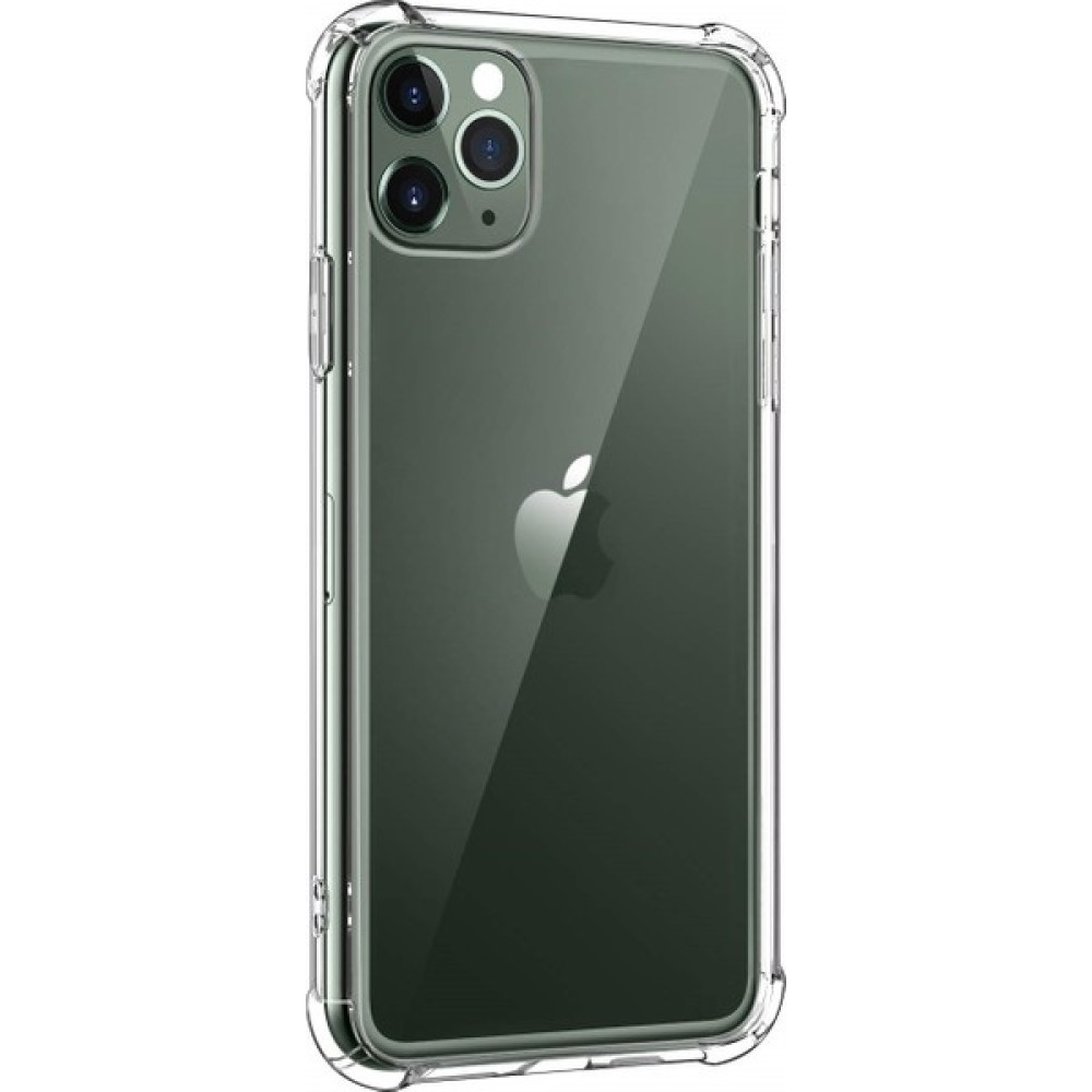 Quse Apple iPhone 11 Pro Max Antishock Premium Şeffaf Silikon Kılıf + Nano Ekran Koruyucu - Şeffaf Cep Telefonu Kılıfı Fiyatı