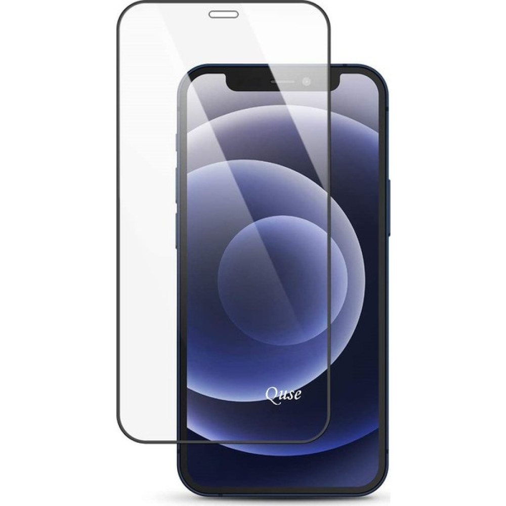 Quse Apple iPhone 12 (6.1'') Tam Kaplayan 5d Ekran Koruyucu Cam Cep Telefonu Ekran Koruyucusu Fiyatı