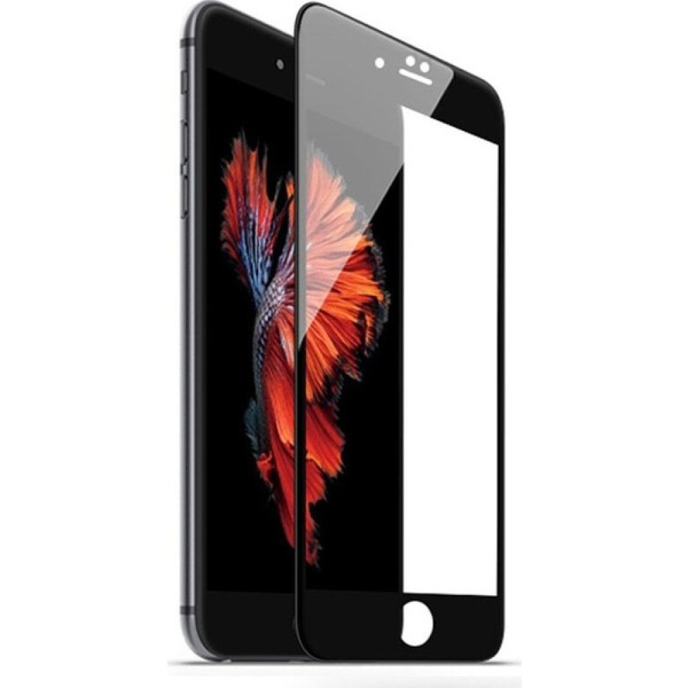 Quse Apple iPhone 8 Plus Tam Kaplayan 5D Ekran Koruyucu Cam Siyah Cep Telefonu Kılıfı Fiyatı