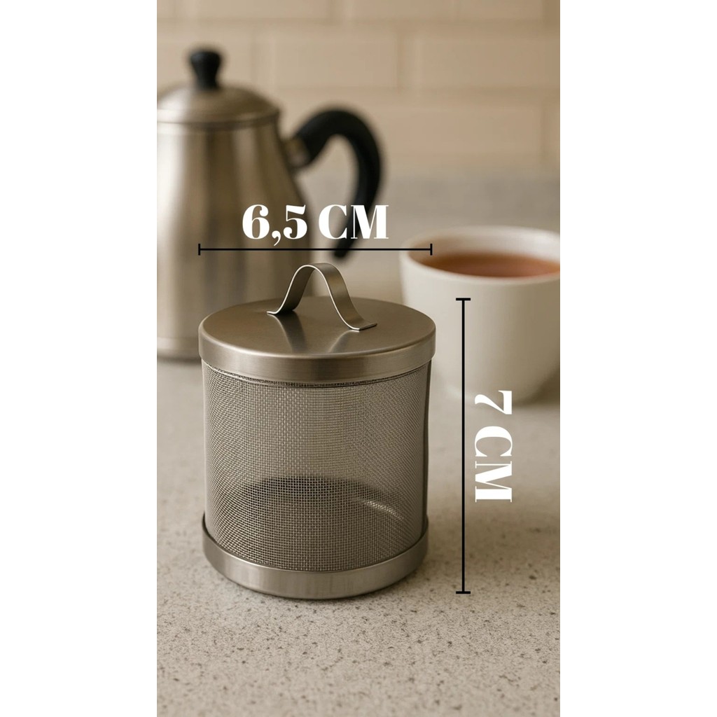 Qussine Çaydanlık Demlik Içi Süzgeç Çay Süzgeci Kafes Paslanmaz Çelik 7,5 cm 1 Adet Çay / Çaydanlık Setleri Fiyatı