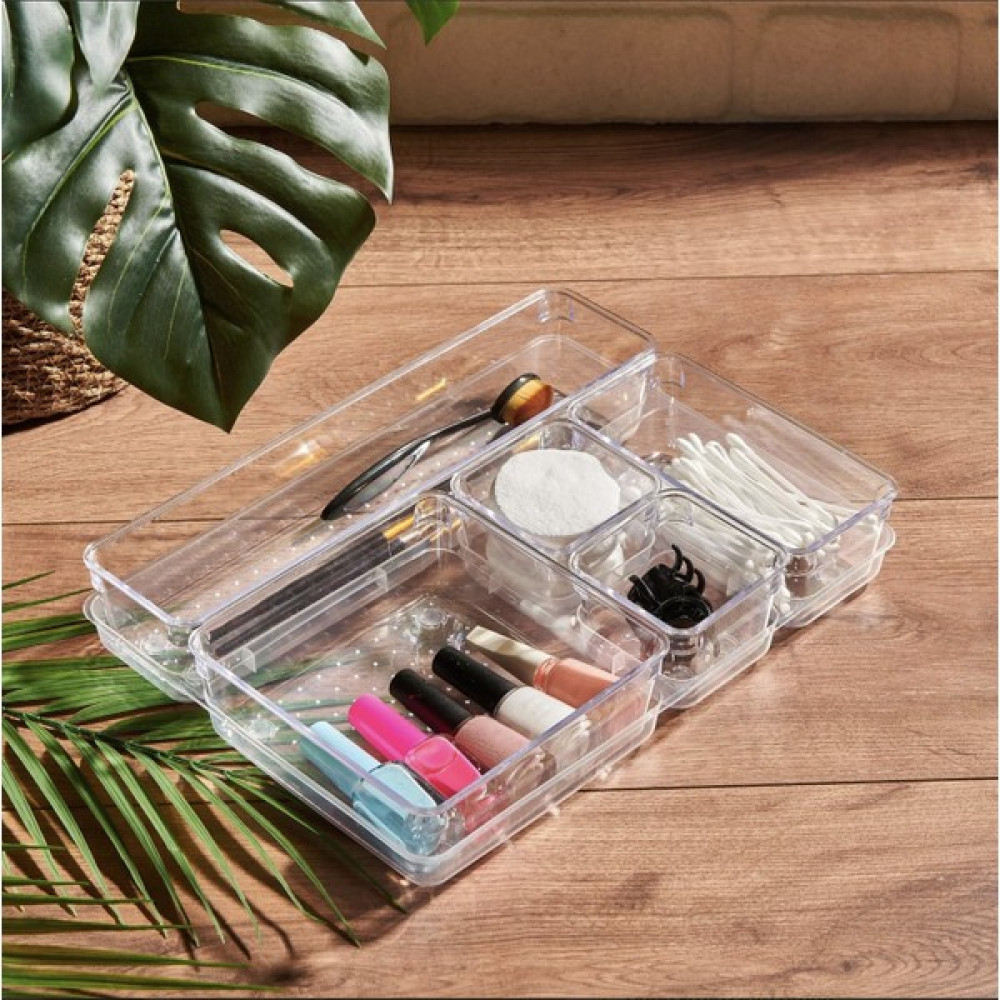 Qutu Şeffaf Çekmece İçi Düzenleyici - 30X23X5 cm Nalburiye & Hırdavat Fiyatı
