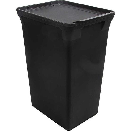 Qutu Siyah 40 lt Çöp Kovası