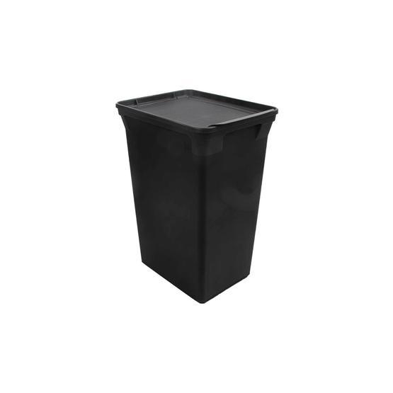Qutu Siyah 40 lt Çöp Kovası