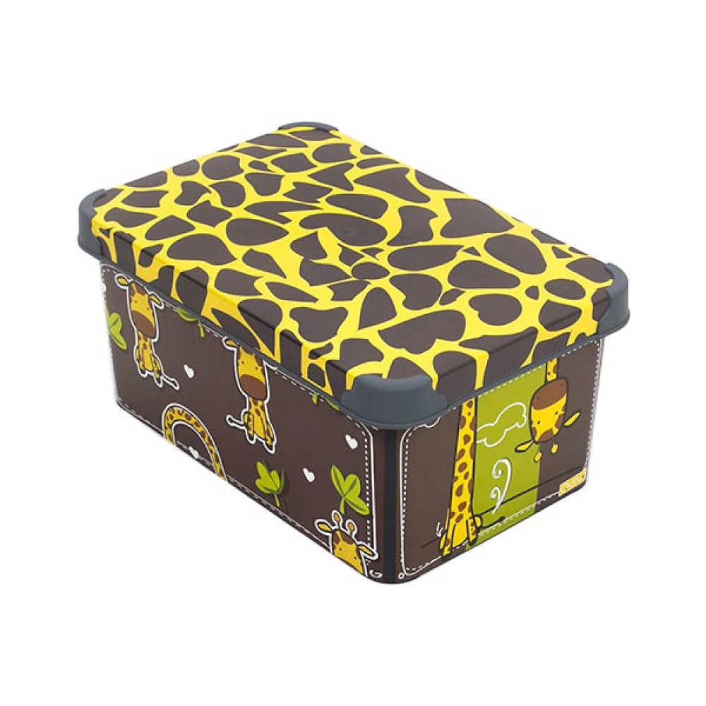 Qutu Style Box Giraffe - 10 Litre Dekoratif Saklama Kutusu - Sarı Bebek Odası Tekstili Fiyatı