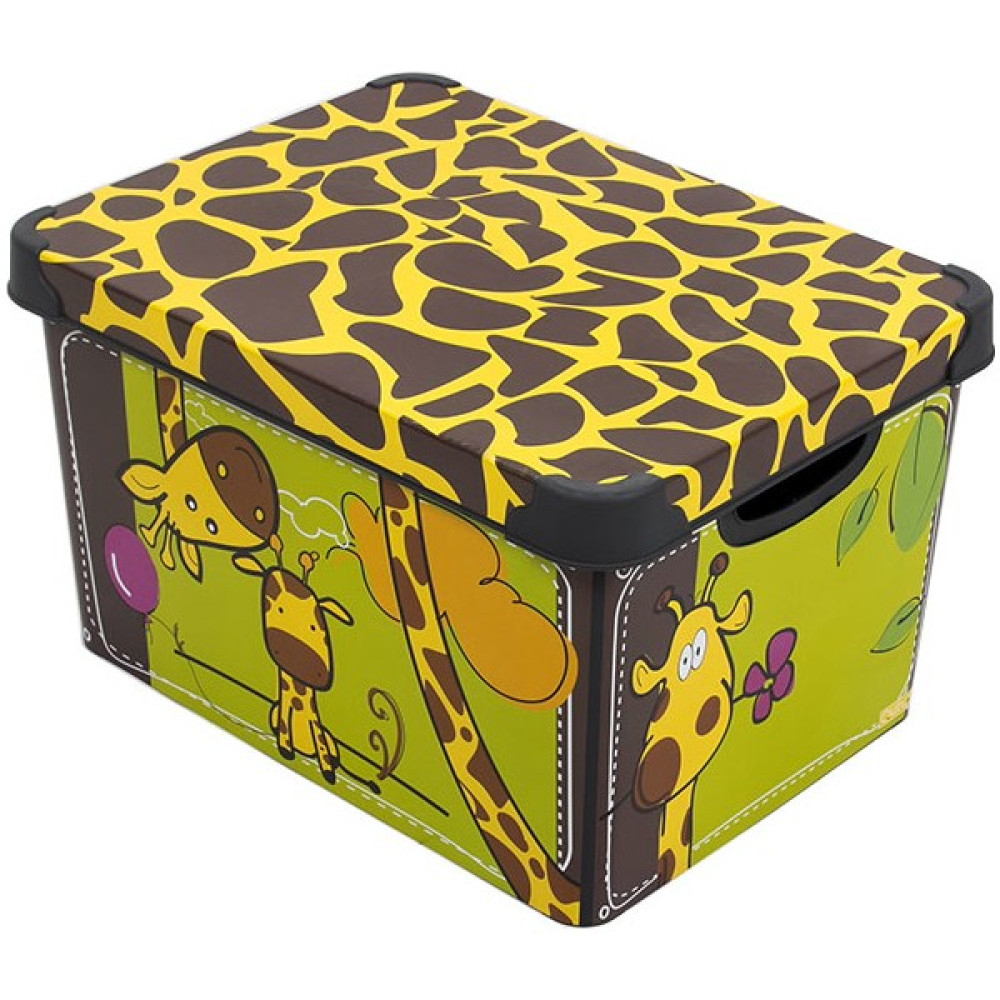 Qutu Style Box Giraffe - 20 Litre Dekoratif Saklama Kutusu - Sarı Bebek Odası Tekstili Fiyatı