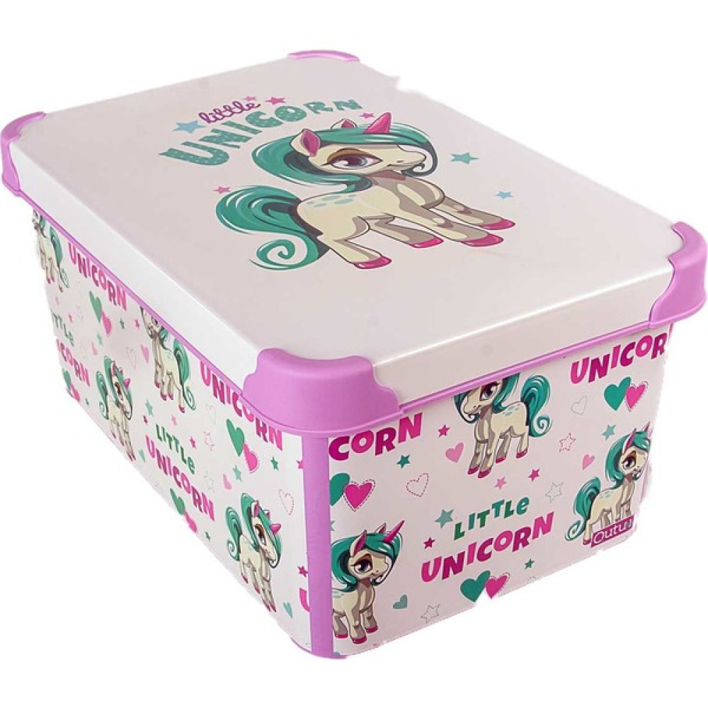 Qutu Style Box Unicorn- 10 Litre Dekoratif Saklama Kutusu Eşya Saklama Kutusu Fiyatı