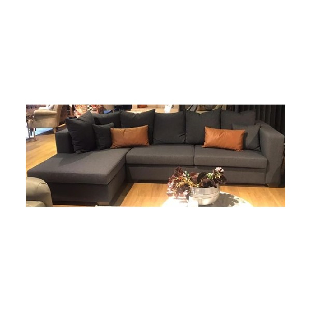 QWELL CONCEPT Manhattan L Köşe Koltuk Sol - 301 - Siyah Koltuk Fiyatı