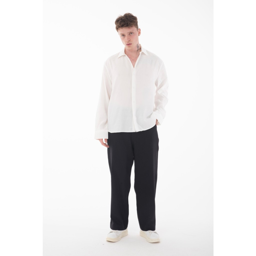 R-4415 Kemer Detaylı Keten Baggy Pantolon Giyim & İç Giyim Fiyatı