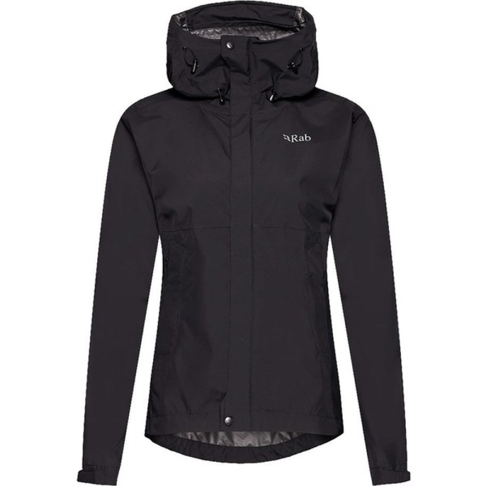 Rab Downpour Eco Su Geçirmez Kadın Ceket - Mat Siyah - XS Oto Boyaları Fiyatı