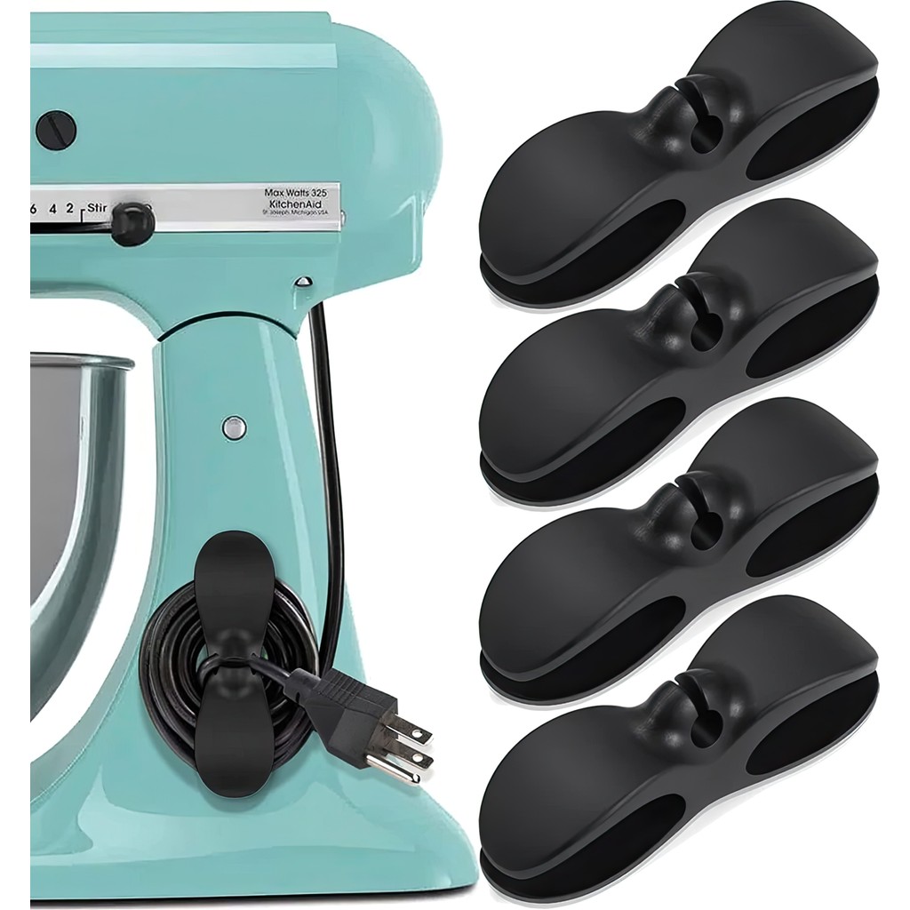 Rabadon 4 Adet Yapışkanlı Airfry Kettle Makine Kablo Sabitleyici Kablo Tutucu Klips Kablo Düzenleyici Su Isıtıcıları / Kettle Fiyatı