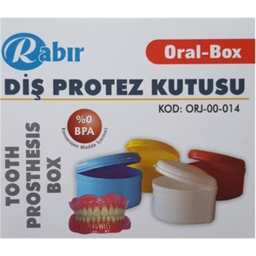 Rabır Diş Protez Kutusu Ağız ve Diş Sağlığı Fiyatı