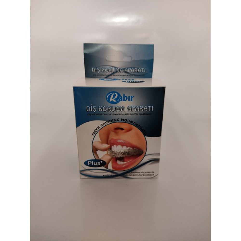 Rabır Plus Diş Sıkma Diş Gıcırdatma Aparat Silikon Dişlik Bruksizm Dişliği Gece Plağı Diş Sıkma Önleyici Ağız ve Diş Sağlığı Fiyatı