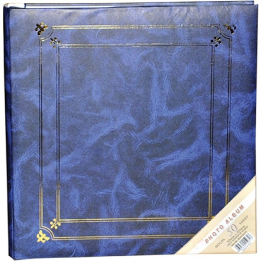 Rabsev 50 Yaprak ( 100 Sayfa ) 315x325mm Ciltbezli Yapıştırmalı Fotoğraf Albümü Mavi - 315x325 mm Resim & Fotoğraf Çerçevesi Fiyatı