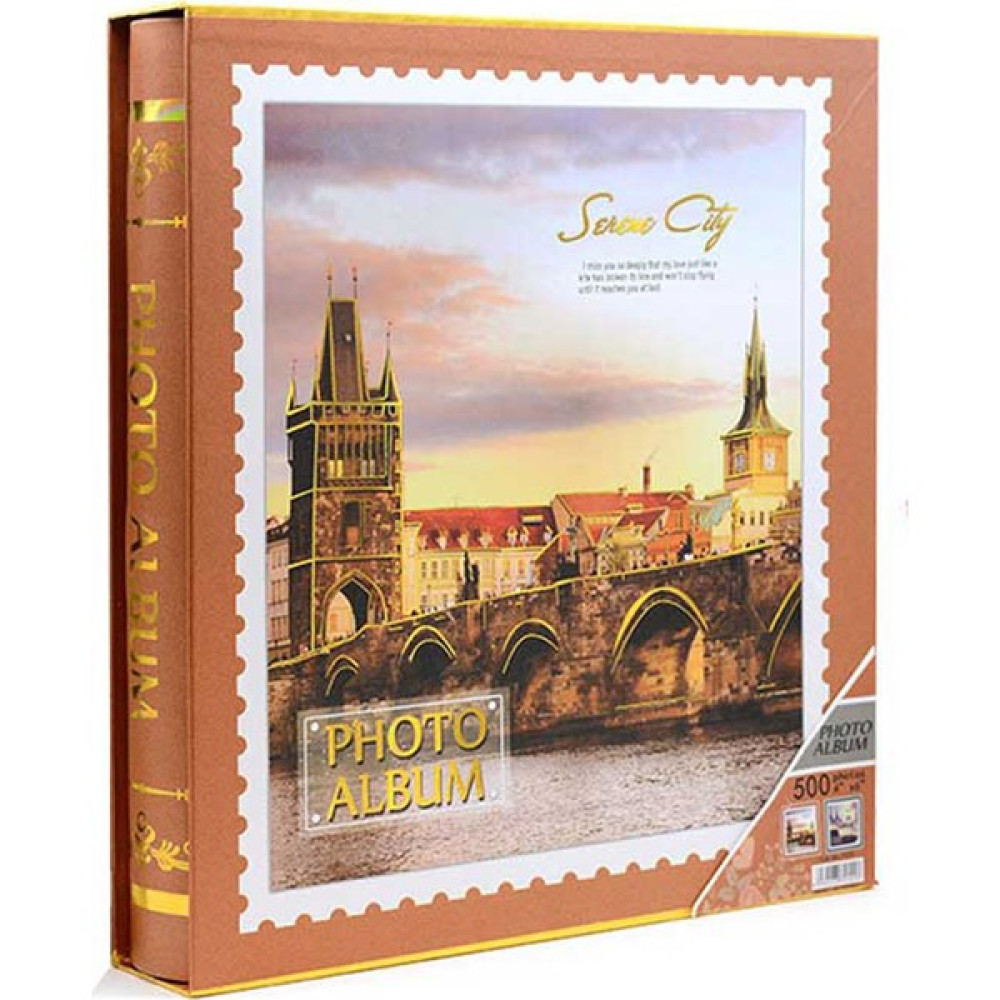 Rabsev RS22 Lüx Desenli Kutulu Fotoğraf Albümü 500'lük 10 x 15 cm - Turuncu - 10x15CM Resim & Fotoğraf Çerçevesi Fiyatı