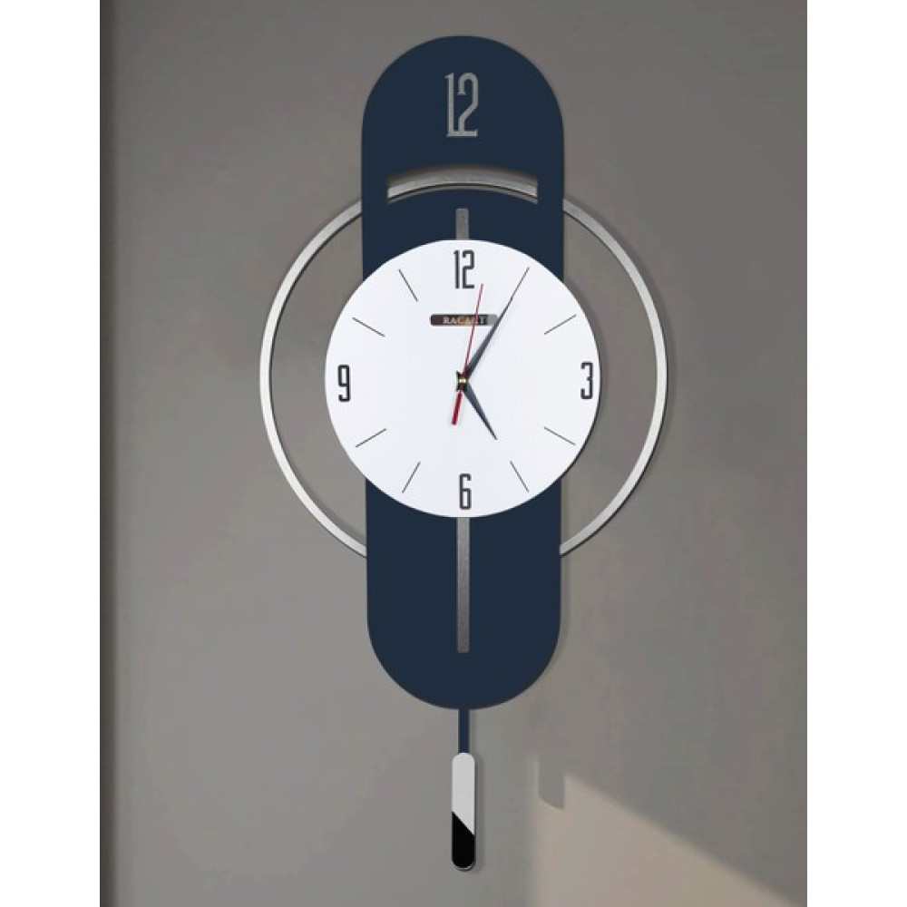 Racart Ultra Sessiz, Gold ve Gümüş Ayrıntılı, Hediye, Salon, Ofis, Mutfak Dekoratif Duvar Saati D32 - Renkli - 85 cm Dekoratif Saat Fiyatı