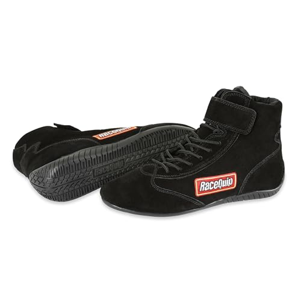 RaceQuipRQP 30300110RQP 303 Driving Shoes Mid-Top SFI 3.3/5 Black Size 11