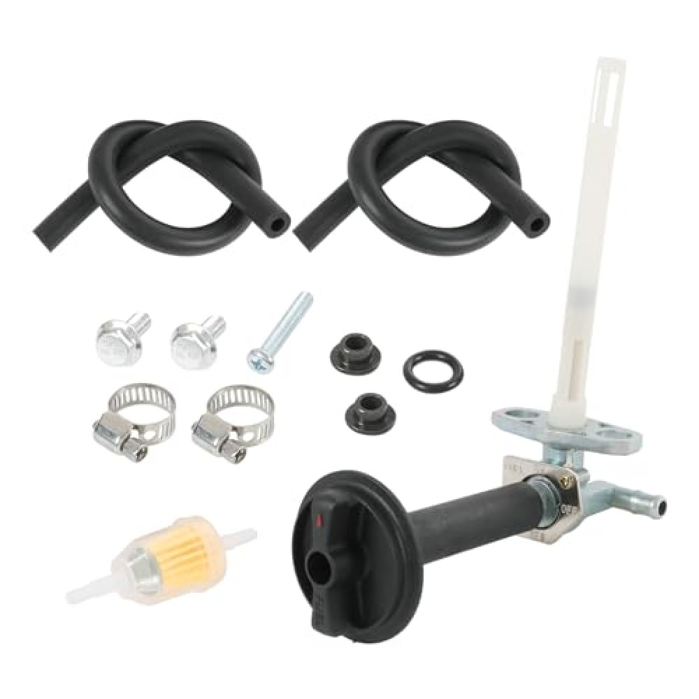 RADHLBNIU Fuel Valve Petcock Tank Switch Compatible with Honda TRX250EX Rancher 350 400 420 Foreman 400 450 500, Replace 16950-HN7-003 16950-HM8-003