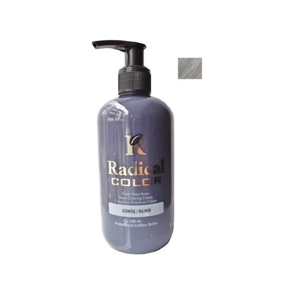 Radical Color Su Bazlı Saç Boyası Gümüş Silver 250 Ml Saç Boyası Fiyatı